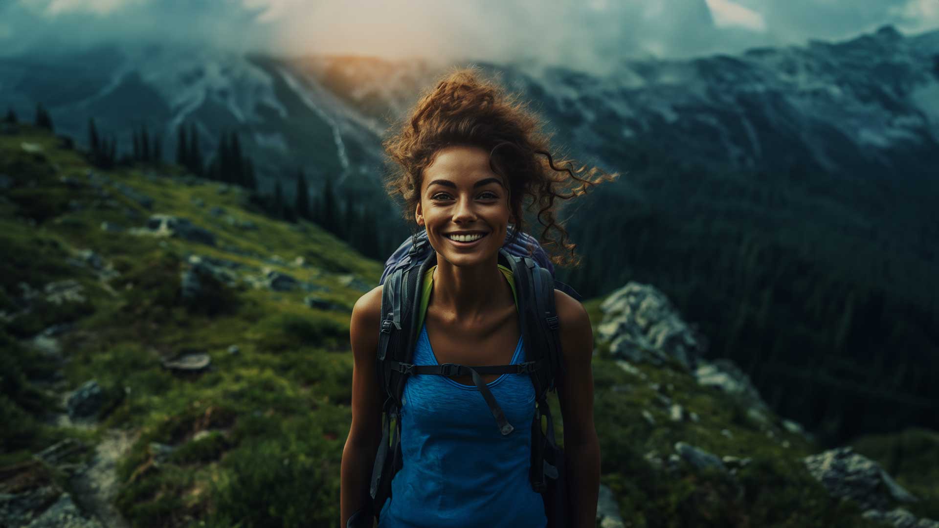 smiling woman