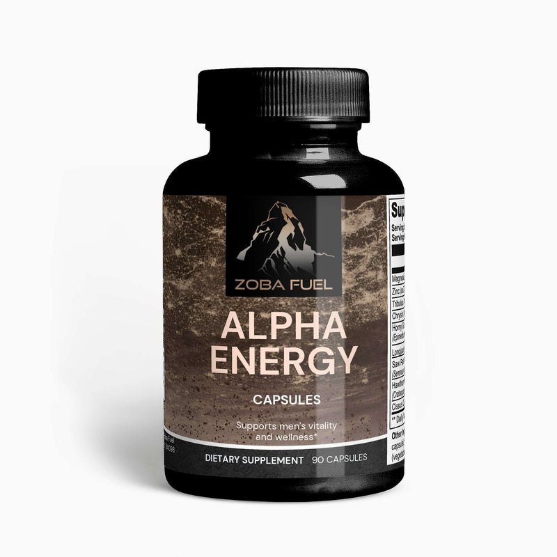 Alpha Energy Men's Vitality and Energy Supplement by Zoba Fuel