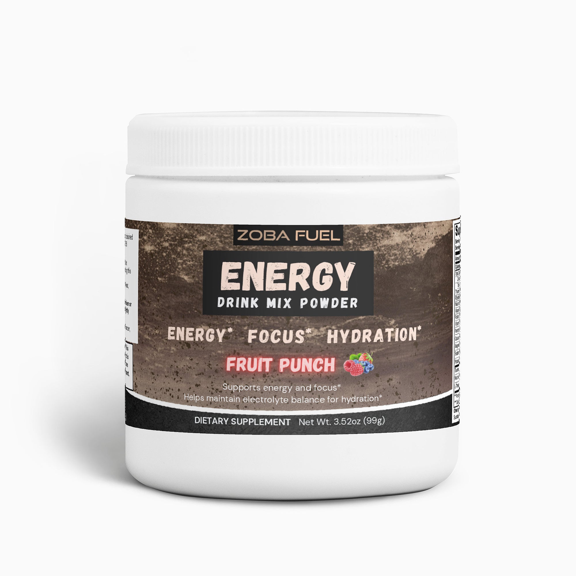 Fruit Punch Energy Drink Mix Powder