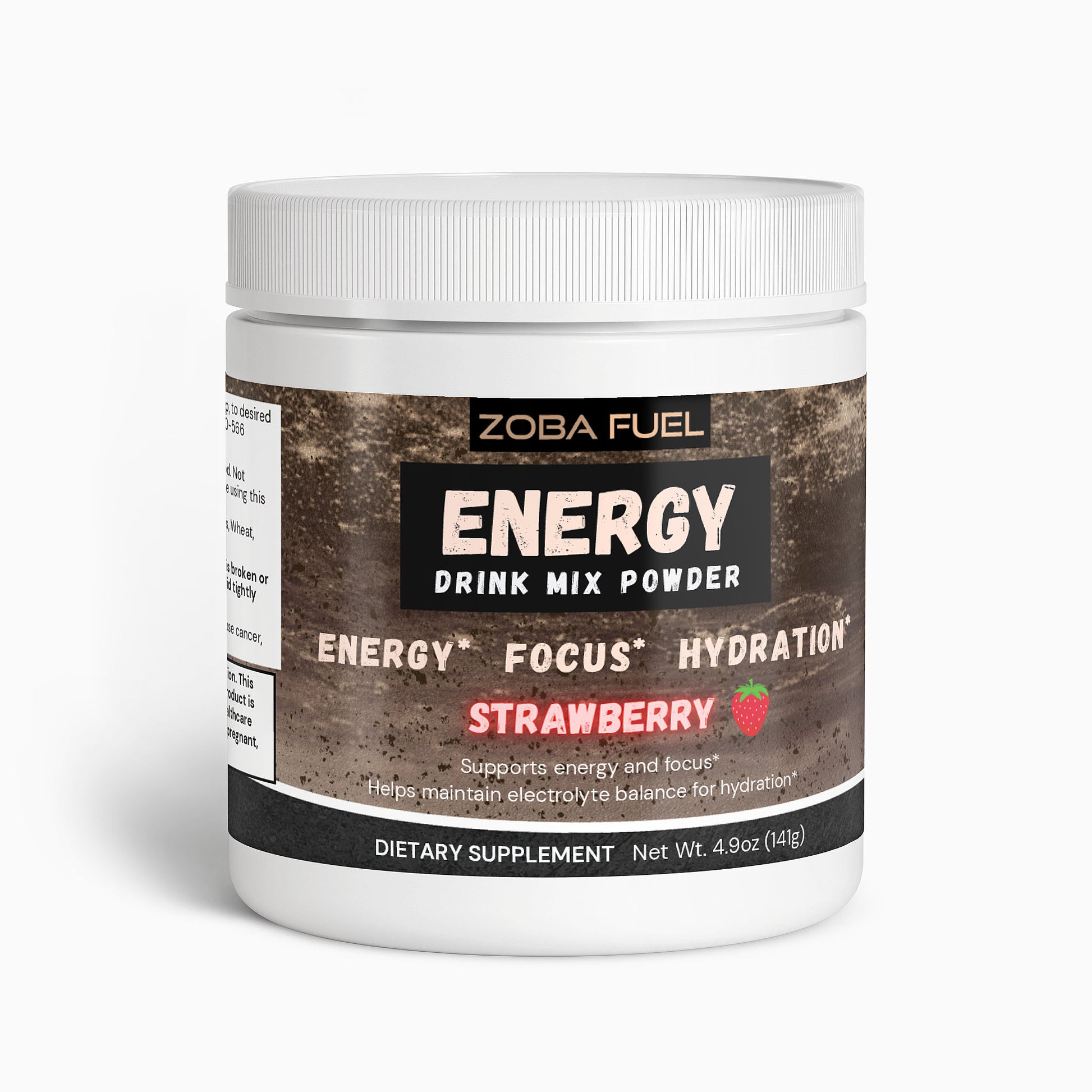 Strawberry Energy Drink Powder Mix
