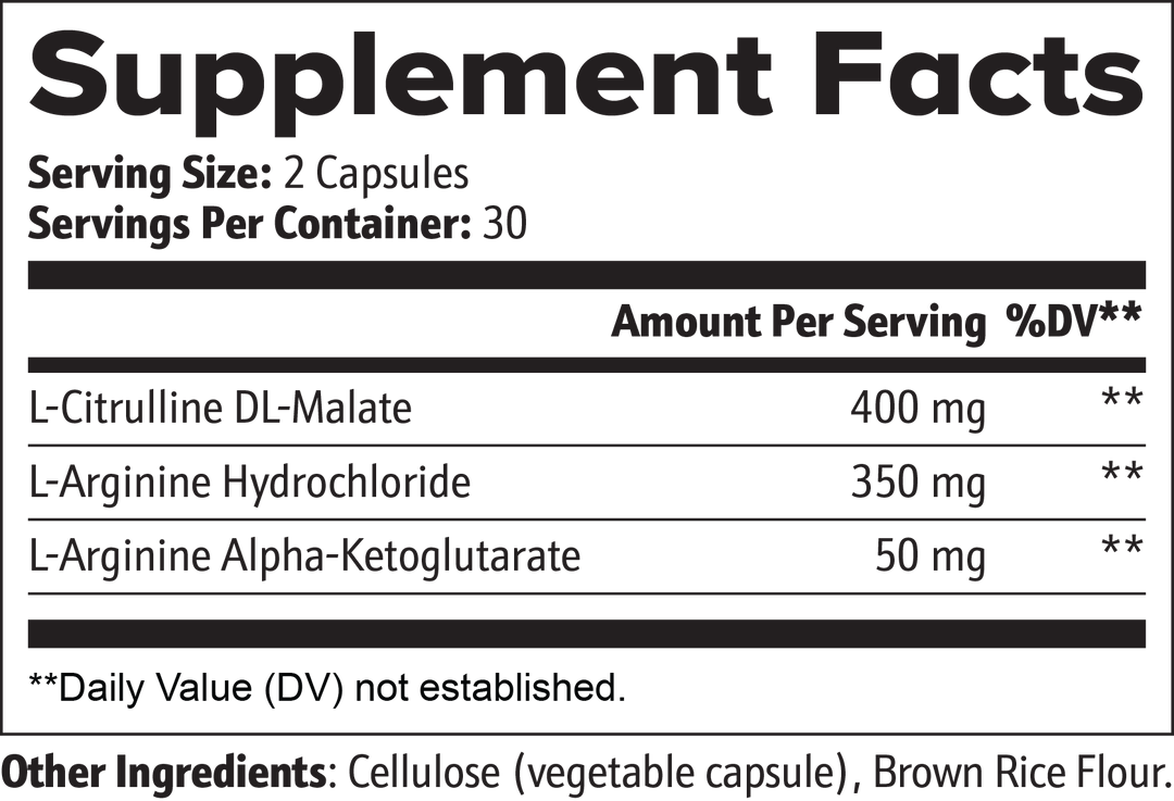 Nitric Oxide Booster Supplement with L Argine and L Citrulline for Heart Health, Blood Flow, and Muscle Growth