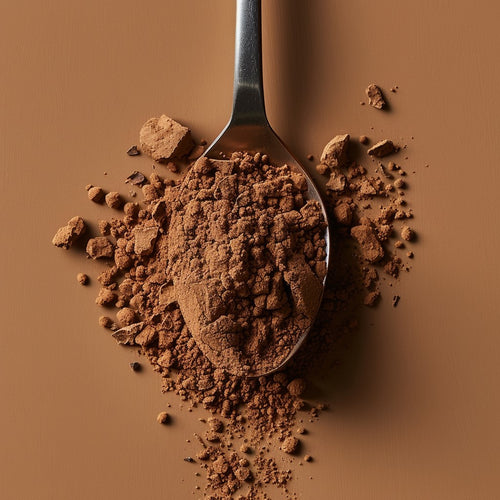 Scoop of Chocolate Grass-Fed Collagen Peptides Powder