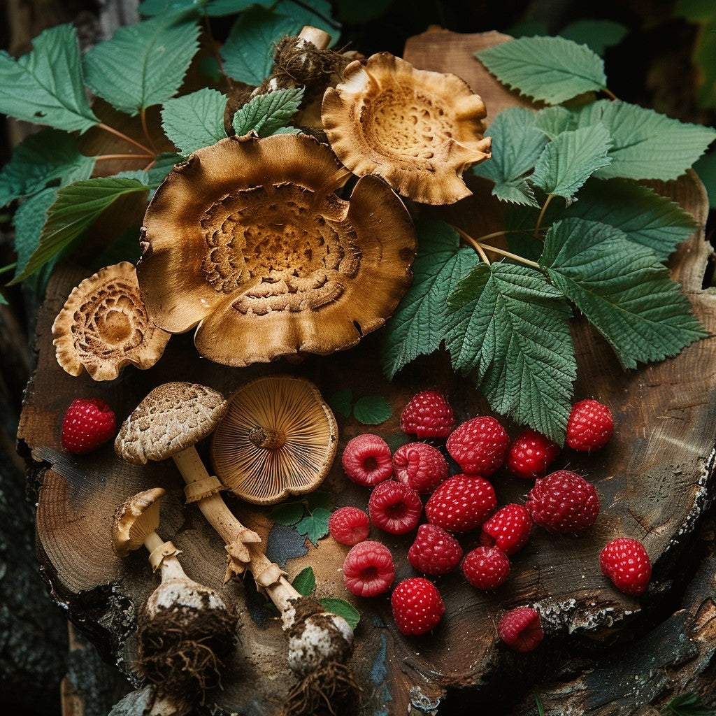 Wild Raspberry  and Mushrooms - Superfood Gummies