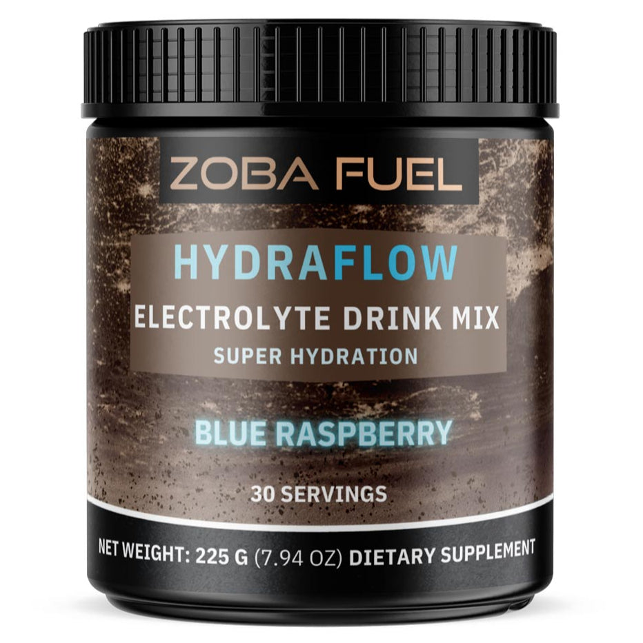 Zoba Fuel - Hydraflow Blue Raspberry Electrolyte Drink Mix