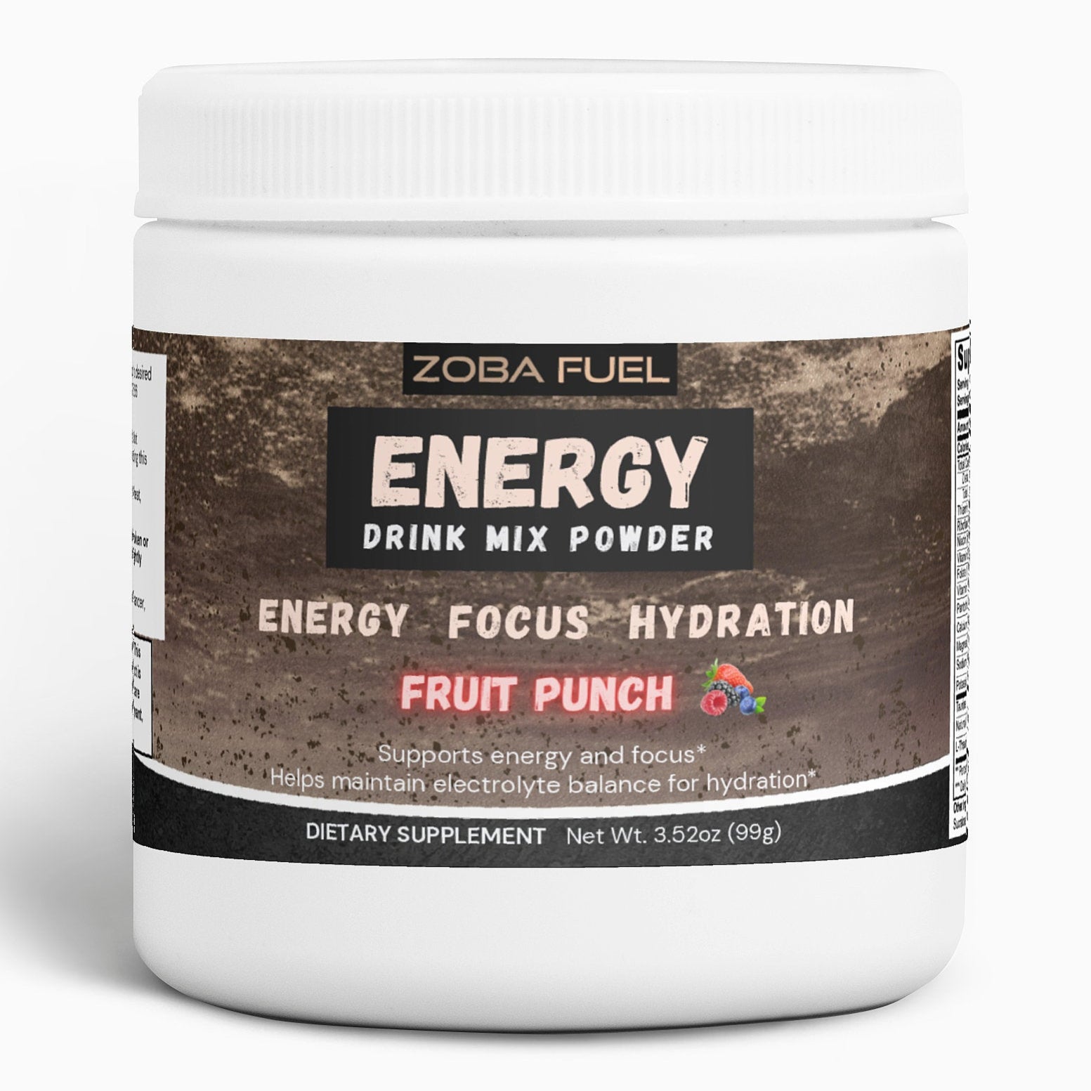 fruit punch energy drink mix powder