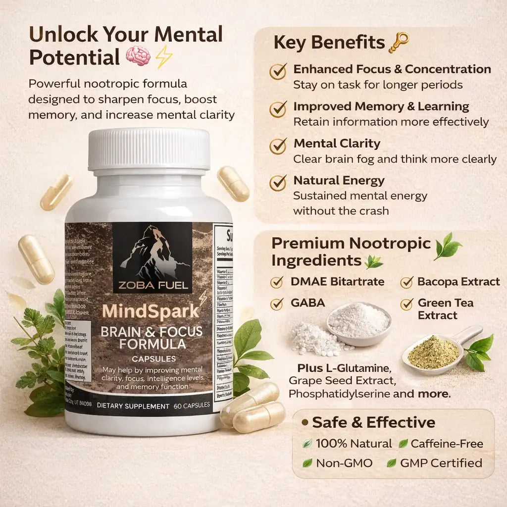 MindSpark Brain & Focus Nootropic