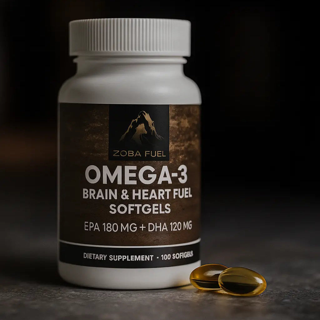 omega 3 brain and heart health softgels