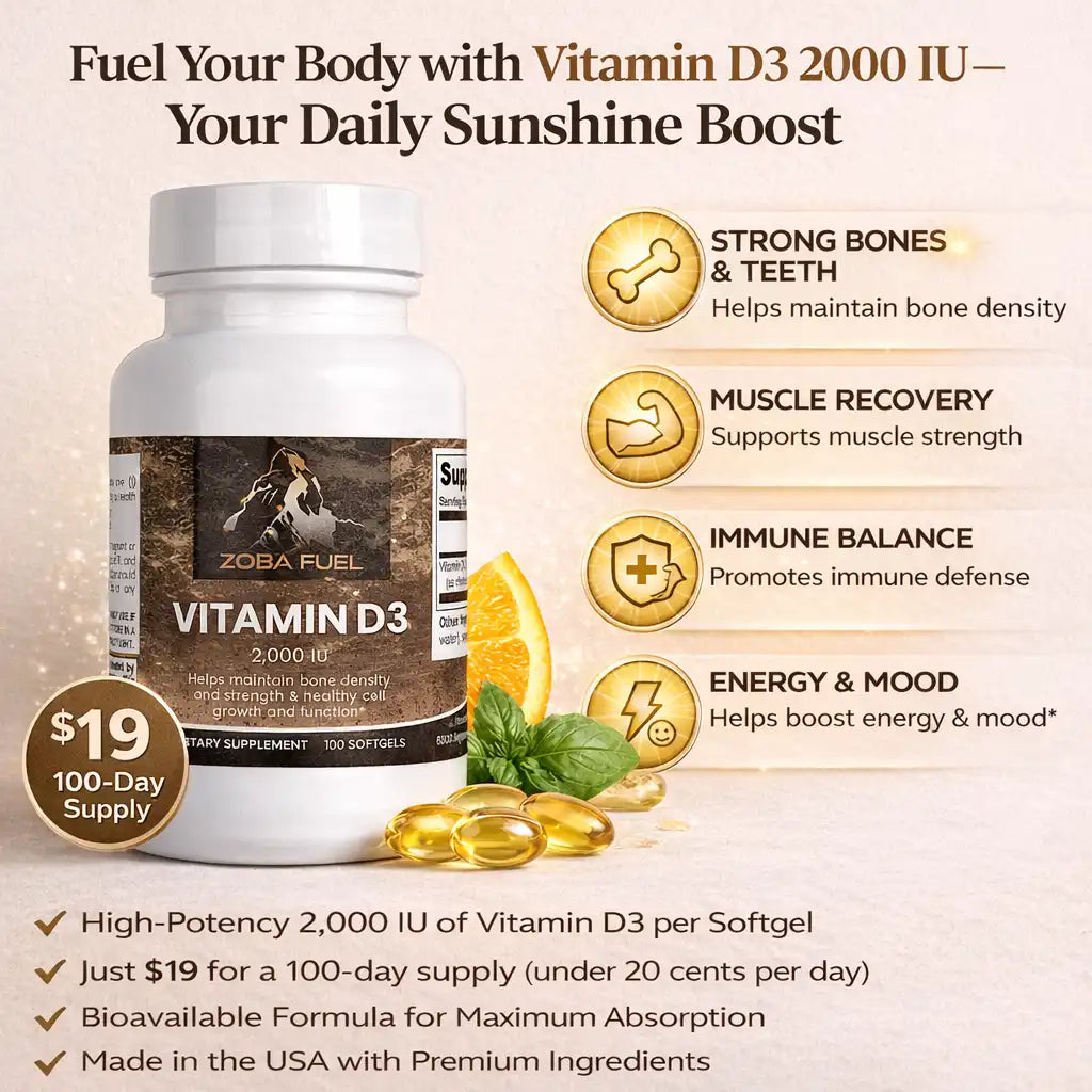 Vitamin D3 2,000 IU